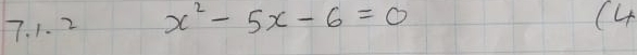 2 x^2-5x-6=0
(4