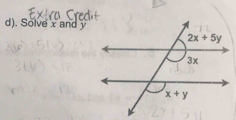 Solve x and y