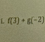 f(3)+g(-2)