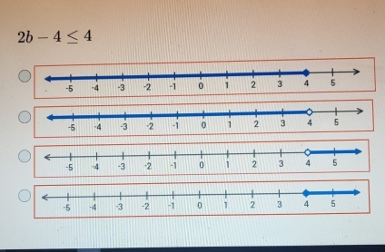 2b-4≤ 4