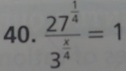 frac 27^(frac 1)43^(frac x)4=1