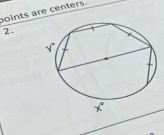 boints are centers.
2.