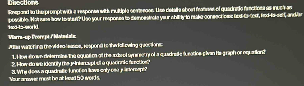 Solved: Directions Respond to the prompt with a response with multiple ...