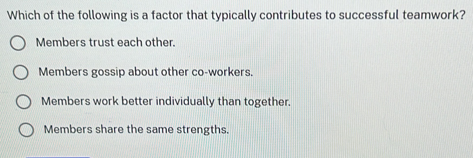 Solved: Which of the following is a factor that typically contributes ...
