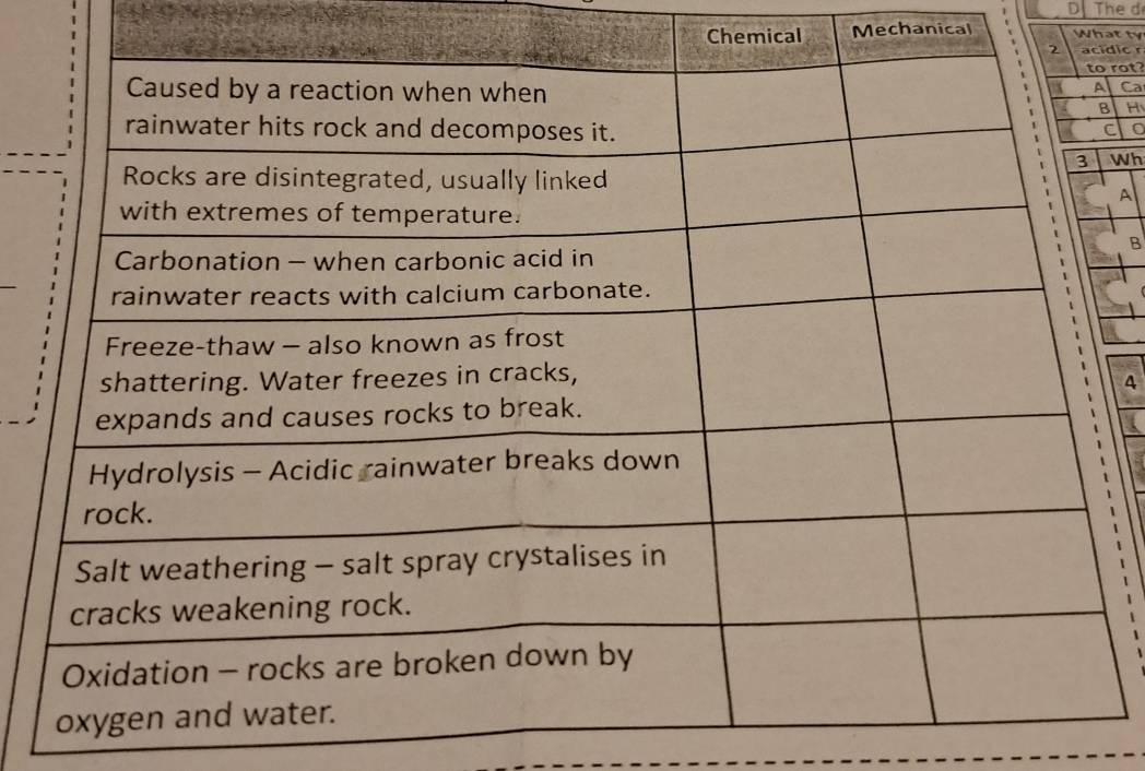 The d 
Chemical Mechanical What ty 
dicr 
rot? 
Ca 
H 
C C 
Wh 
A 
B
4