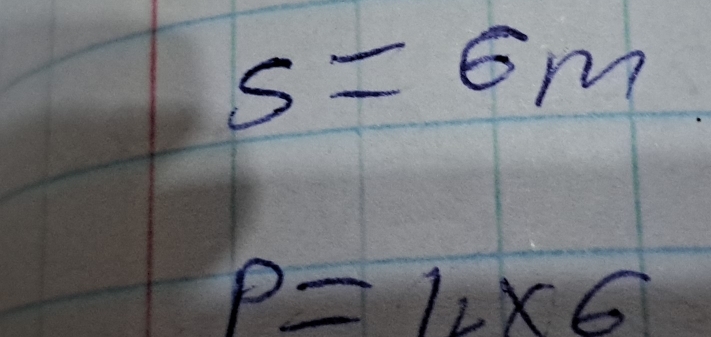 s=6m
P=14* 6