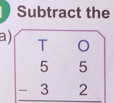 Subtract the