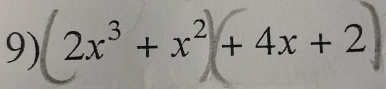 2x³ + x² + 4x + 2