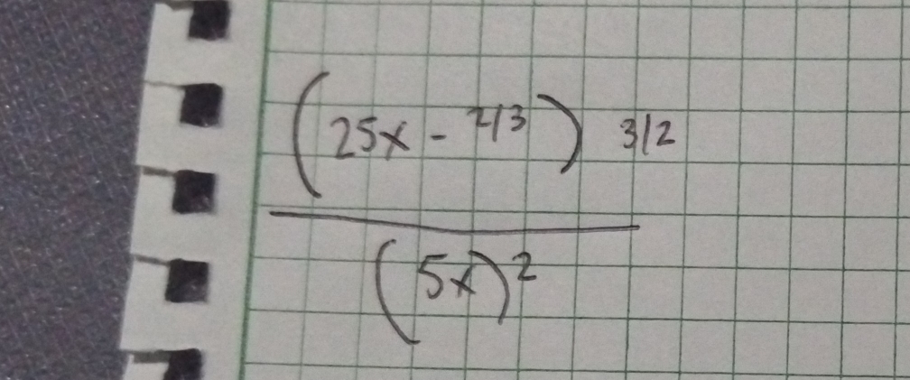 frac (23x-42)^frac (5x)^2