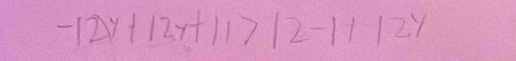-12y+12y+11>12-1+12y