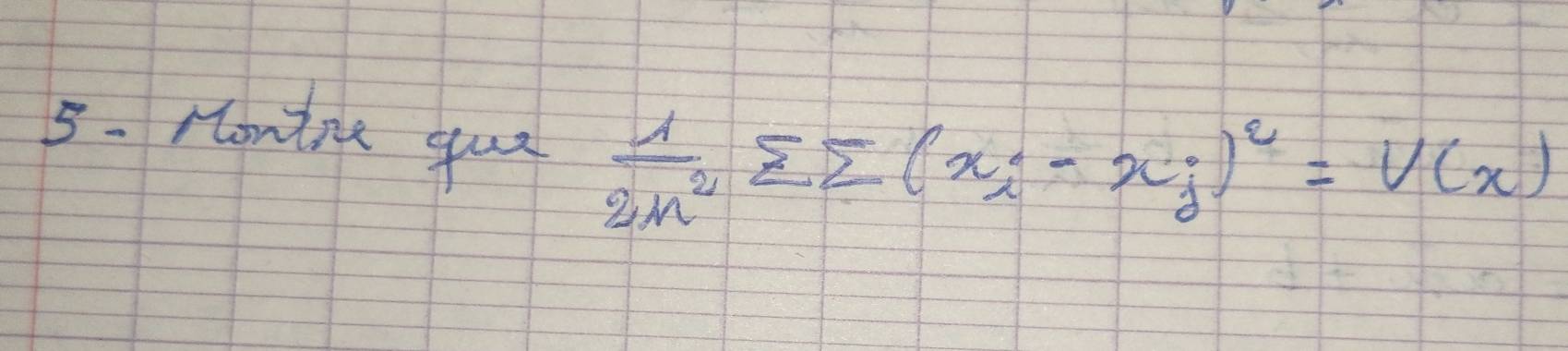 Monine qun  1/2n^2 sumlimits (x_i-x_j)^2=V(x)