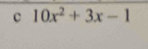 10x^2+3x-1