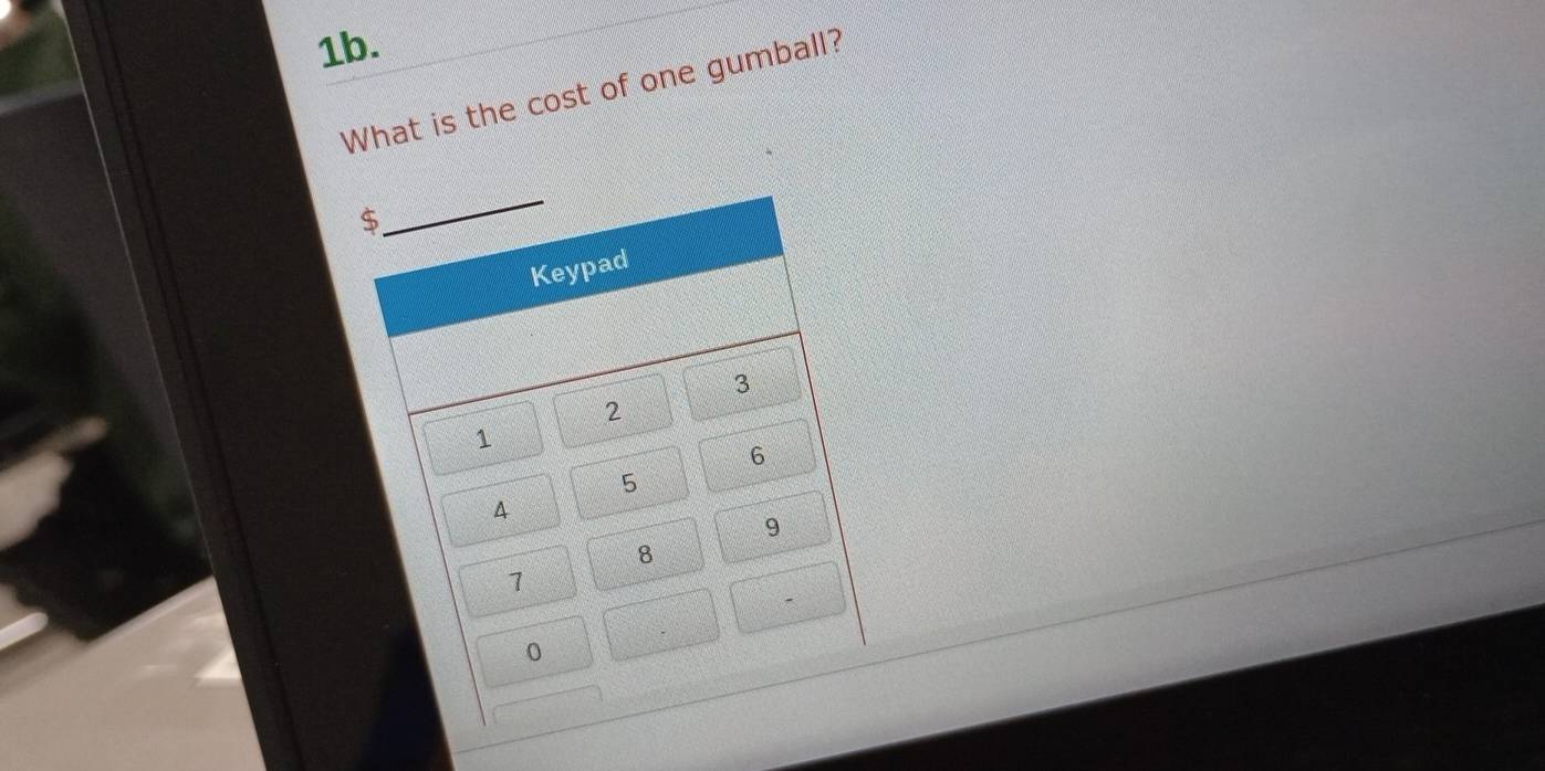 What is the cost of one gumball?