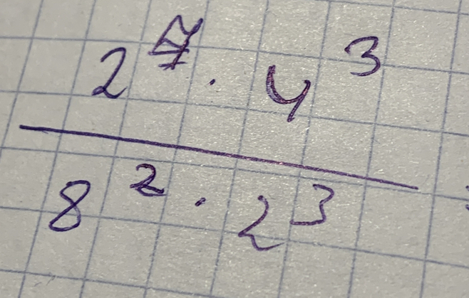 frac 2^36^4· 2^2· 4^38^2· 2^3