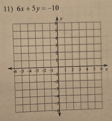 6x+5y=-10
x