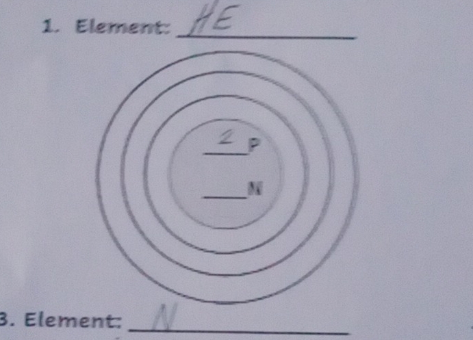 Element:_ 
3. Element:_