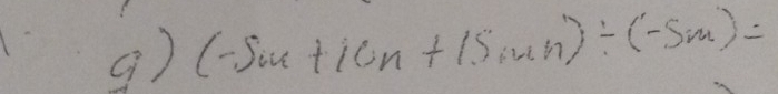 (-sin +10n+15mn)/ (-5m)=