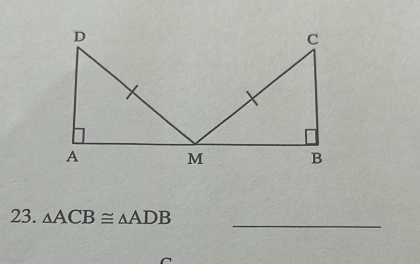 △ ACB≌ △ ADB