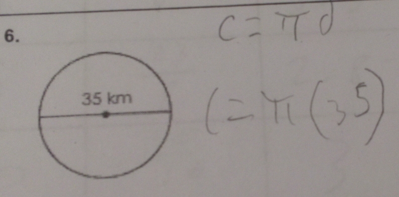 c=π d
C=π (35)