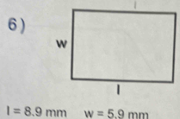 I=8.9mm w=5.9mm