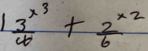 1frac 3^(x^3)6+frac 2^(x^2)6