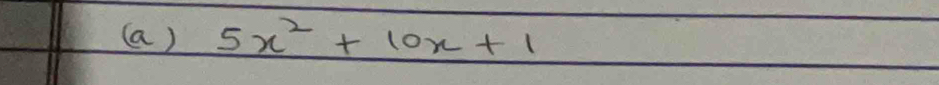 5x^2+10x+1