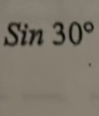 Sin30°