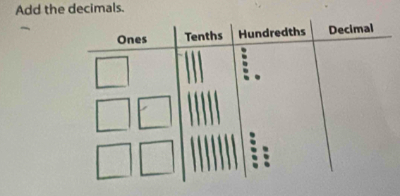 Add the decimals.