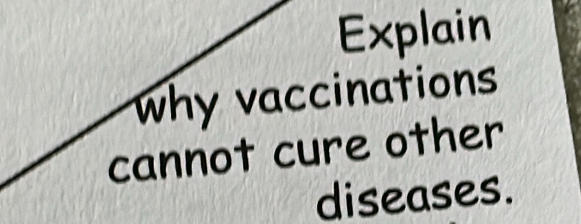 Explain 
diseases.