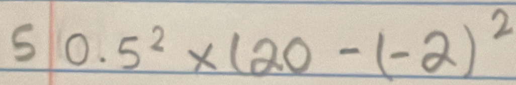 0.5^2* (20-(-2)^2