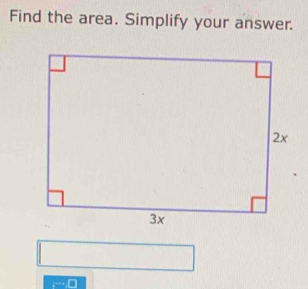 Find the area. Simplify your answer.
b=0