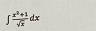 ∈t  (x^2+1)/sqrt(x) dx