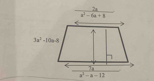 2a
、 .
a^2-6a+8°