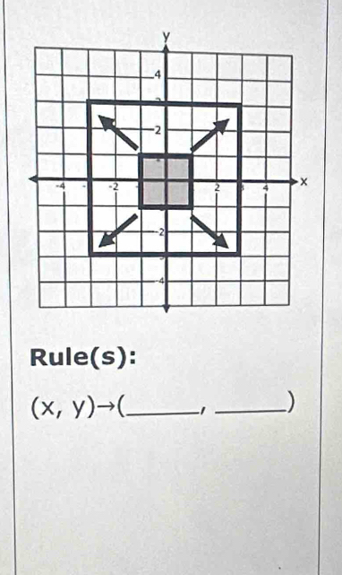 Rule(s):
(x,y)to _1 _)