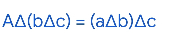 A△ (b△ c)=(a△ b)△ c