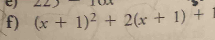 (x+1)^2+2(x+1)+1