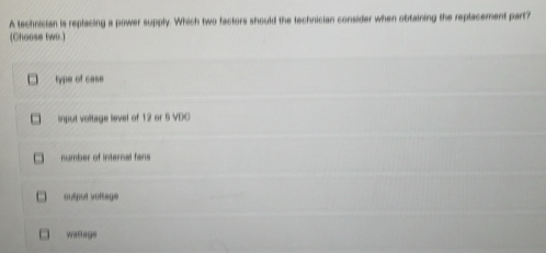 View of Power Supply Repair Service