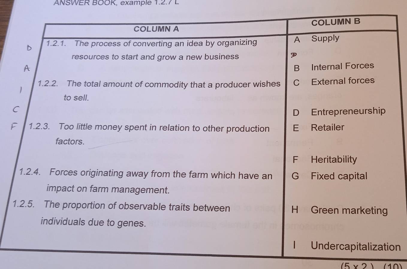 ANSWER BOOK, example 1.2.7 L 
n
(5* 2) I 10)