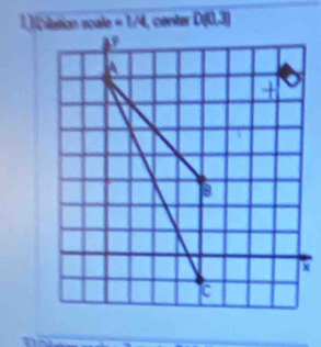 Dplation = 1/4 , center D(0,3)