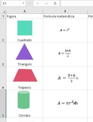 E5
x
1 Fór
2
3
4
5