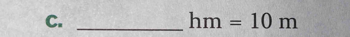 hm=10m