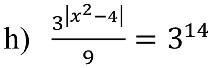 frac 3^(|x^2)-4|9=3^(14)