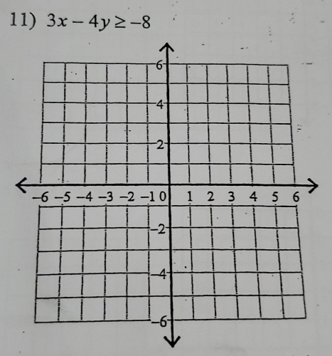 3x-4y≥ -8