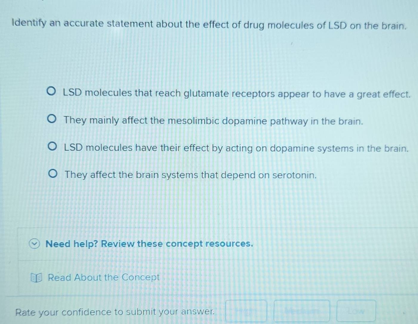 Solved: Identify an accurate statement about the effect of drug ...