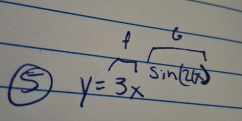 6
y=3x sin (2(x)