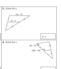 Solve for x.
x=
4. Solve for x.