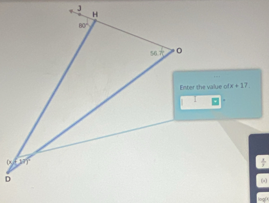 x+17.
。
 x/y 
(x)
log(x