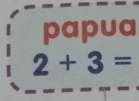 papua
2+3=