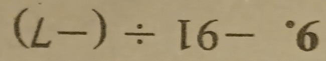 (∠ -)/ 16-^circ 6