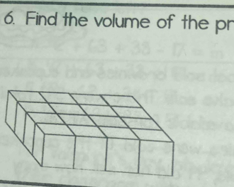 Find the volume of the pr